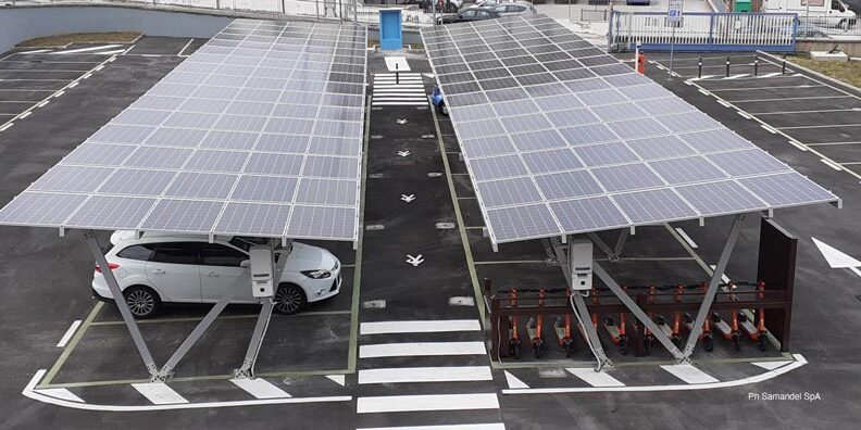 Solar carport